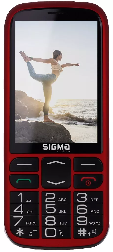 Мобільний телефон Sigma mobile Comfort 50 Optima Red - фото 1
