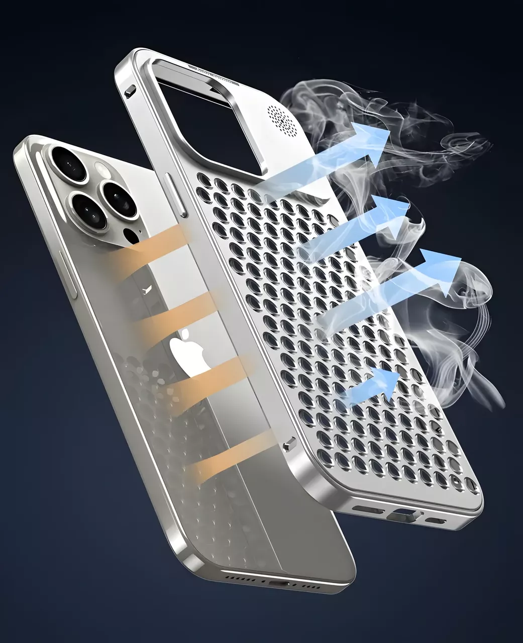 Чохол 1TOUCH Aluminium Case для Apple iPhone 13 Pro Max  Silver - фото 6