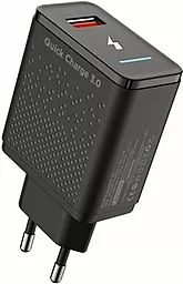 Сетевое зарядное устройство с быстрой зарядкой Pixus 18w QC3.0 fast charger black - фото Сетевое зарядное устройство с быстрой зарядкой Pixus 18w QC3.0 fast charger black