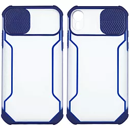 Чехол Epik Camshield matte Ease TPU со шторкой для Apple iPhone XR (6.1") Синий