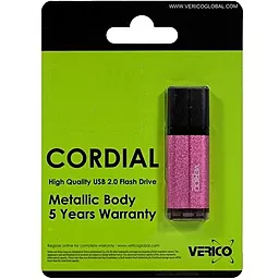 Флешка Verico USB 4Gb Cordial (VP16-04GPV1E) Pink - миниатюра 2