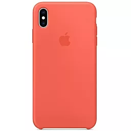 Чохол Apple Silicone Case PB для Apple iPhone X, iPhone XS  Nectarine