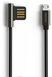 Кабель Remax Emperor USB-A - micro USB 12w 2.4a 1м cable Black (RC-054m) - фото Кабель Remax Emperor USB-A - micro USB 12w 2.4a 1м cable Black (RC-054m)