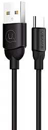 Кабель Usams Ice-Cream USB-A - micro USB 12w 2.4a 1м cable Black (US-SJ247) - фото Кабель Usams Ice-Cream USB-A - micro USB 12w 2.4a 1м cable Black (US-SJ247)