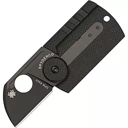 Нож Spyderco Dog tag Black (C188CFBBKP) - фото Нож Spyderco Dog tag Black (C188CFBBKP)