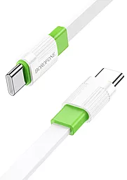 USB PD Кабель Borofone BX89 Union 60W USB Type-C - Type-C Cable White/Green