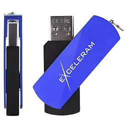 Флешка Exceleram 64GB P2 Series USB 2.0 (EXP2U2BLB64) Blue - мініатюра 3