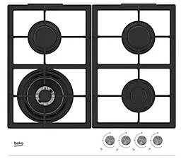 Варильна поверхня газова Beko HILW 64225 SW - фото Варильна поверхня газова Beko HILW 64225 SW