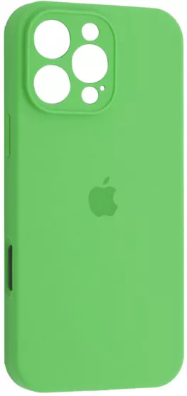 Чехол Silicone Case Full Camera для Apple iPhone 16 Pro Spearmint - фото 1