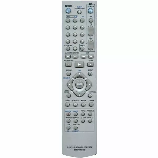 Пульт LG 6711R1P079B DVD+VHS - фото 1