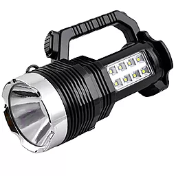 Фонарик аккумуляторный Bailong Police BW-6870 1LED + 8SMD + Solar - фото Фонарик аккумуляторный Bailong Police BW-6870 1LED + 8SMD + Solar