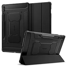 Чехол для планшета Spigen Rugged Armor Pro для Samsung Galaxy Tab S9 FE Plus (12.4") Black (ACS06856) - фото Чехол для планшета Spigen Rugged Armor Pro для Samsung Galaxy Tab S9 FE Plus (12.4") Black (ACS06856)
