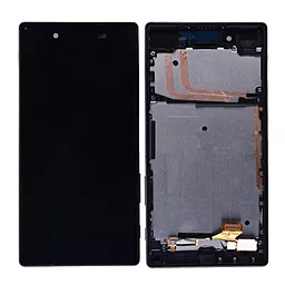 Дисплей Sony Xperia Z5 (E6603, E6653, SO-01H, SOV32, 501SO) з тачскріном і рамкою, Black - фото Дисплей Sony Xperia Z5 (E6603, E6653, SO-01H, SOV32, 501SO) з тачскріном і рамкою, Black