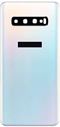 Задня кришка корпусу Samsung Galaxy S10 G973 зі склом камери Original Prism White - фото Задня кришка корпусу Samsung Galaxy S10 G973 зі склом камери Original Prism White