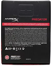 Оперативна пам'ять Kingston HyperX Predator DDR4 64 GB (2x32GB) 3600MHz (HX436C18PB3K2/64) Black - мініатюра 6