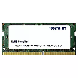 Оперативна пам'ять для ноутбука Patriot 8 GB SO-DIMM DDR4 2133 MHz (PSD48G21332S)