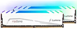 Оперативна пам'ять Mushkin 16 GB (2x8GB) DDR4 3600 MHz Redline Lumina RGB White (MLB4C360JNNM8GX2)