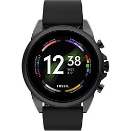 Смарт-годинник Fossil Gen 6 Black Silicone (FTW4061) - фото Смарт-годинник Fossil Gen 6 Black Silicone (FTW4061)