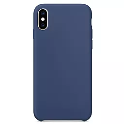 Чохол 1TOUCH Silicone Soft Cover Apple iPhone XS Max Blue Cobalt