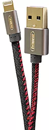 Кабель USB Remax Cowboy Lightning Cable 1.2M Black (RC-096i)