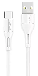 Кабель Usams U68 USB-A - Type-C 10w 1м cable White (US-SJ501) - фото Кабель Usams U68 USB-A - Type-C 10w 1м cable White (US-SJ501)