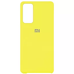 Чехол Epik Silicone Cover (AAA) Xiaomi Mi 10T, Mi 10T Pro Bright Yellow