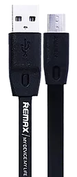 Кабель USB Remax Full Speed micro USB Cable Black (RC-001m)