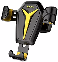 Тримач Hoco Car Holder CA22 Kingcrab Vehicle Mounted Gravitative Black & Yellow - фото Тримач Hoco Car Holder CA22 Kingcrab Vehicle Mounted Gravitative Black & Yellow