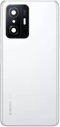 Задняя крышка корпуса Xiaomi 11T со стеклом камеры Moonlight White - фото Задняя крышка корпуса Xiaomi 11T со стеклом камеры Moonlight White