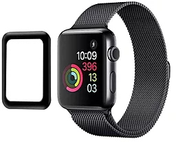 Захисне скло для розумного годинника Apple Watch Full Glue Tempered Glass 40mm Black