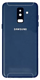 Задняя крышка корпуса Samsung Galaxy A6 Plus 2018 A605 со стеклом камеры Blue - фото Задняя крышка корпуса Samsung Galaxy A6 Plus 2018 A605 со стеклом камеры Blue