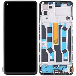 Дисплей Oppo Reno 5 4G с тачскрином и рамкой, оригинал, Black - фото Дисплей Oppo Reno 5 4G с тачскрином и рамкой, оригинал, Black