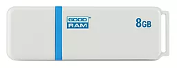 Флешка GooDRam USB 2.0 8GB UMO2 White (UMO2-0080WER11) White - фото Флешка GooDRam USB 2.0 8GB UMO2 White (UMO2-0080WER11) White