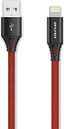 Кабель USB Awei CL-54  1.5M Lightning Cable Red