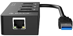 Мультипортовый USB-A хаб Orico HR01-U3-V1-BK-BP - миниатюра 4