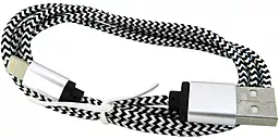 Кабель Walker C310 USB-A - Lightning 12w 2.4a 1м cable White/Black - фото Кабель Walker C310 USB-A - Lightning 12w 2.4a 1м cable White/Black