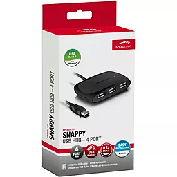 USB хаб Speedlink SNAPPY USB Hub (SL-140011-BK) - миниатюра 3