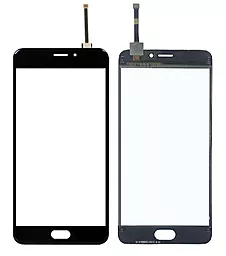 Сенсор (тачскрин) Meizu M5 Note M621 Black - фото Сенсор (тачскрин) Meizu M5 Note M621 Black