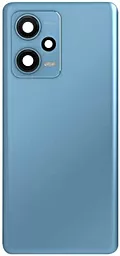 Задняя крышка корпуса Xiaomi Redmi Note 12 Pro 5G со стеклом камеры Original Frosted Blue (Sky Blue)