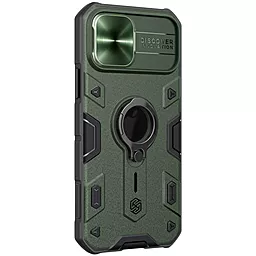 Чехол Nillkin TPU+PC CamShield Armor (шторка камеру) Apple iPhone 12 Pro Max Green - миниатюра 4