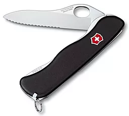 Мультитул Victorinox Sentinel One Hand Black (0.8416.MW3) с клипсой