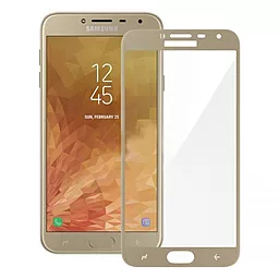 Защитное стекло 1TOUCH Full Screen Samsung J400 Galaxy J4 2018 Gold
