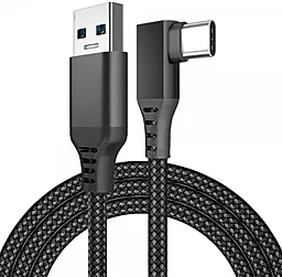USB PD Кабель GTWIN VR 90° Degrees Oculus Quest Gen2 USB 3.1 Gen1 5Gbps 18W 3A 5M USB Type-C Cable Black (1005003912229640U5B)