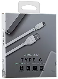 USB Кабель Momax Go Link Type-C White (DTA7W) - мініатюра 6