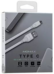Кабель Momax Go Link USB-A - Type-C 12w 2.4a 1м cable White (DTA7W) - миниатюра 6 Кабель Momax Go Link USB-A - Type-C 12w 2.4a 1м cable White (DTA7W) - миниатюра 6