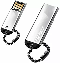 Флешка Silicon Power Touch 830 32Gb (SP032GBUF2830V1S) Silver - фото Флешка Silicon Power Touch 830 32Gb (SP032GBUF2830V1S) Silver