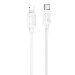 Кабель Hoco X115 Surpass USB Type-C - Lightning 27w 3a 1м PD cable White - фото Кабель Hoco X115 Surpass USB Type-C - Lightning 27w 3a 1м PD cable White