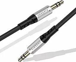 Аудіо кабель Earldom ET-AUX24 AUX mini Jack 3.5mm M/M cable 1 м black