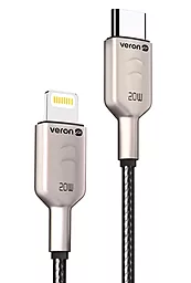 Кабель Veron CL04 USB Type-C - Lightning 20w 3a 1м PD сable Black