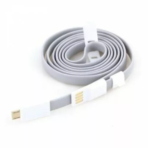 Кабель Auzer AC-M1 USB-A - micro USB 1м cable Grey - фото 2
